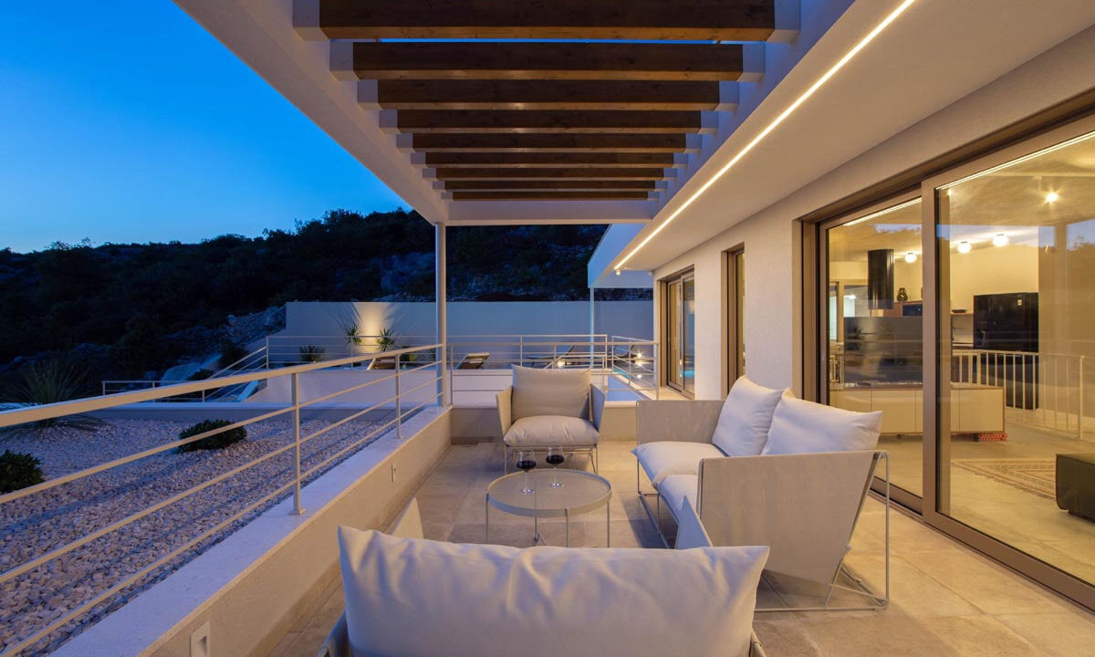 Kürzlich erbautes modernes Villa am Meer - Rogoznica.