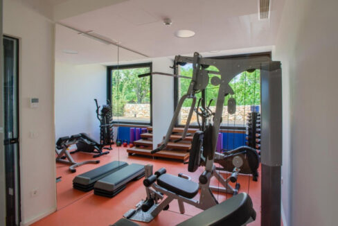 Zeitgenössische Oase, ein luxuriöser moderner Villenrückzugsort, Region Pore?