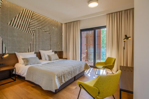 Zeitgenössische Oase, ein luxuriöser moderner Villenrückzugsort, Region Pore?