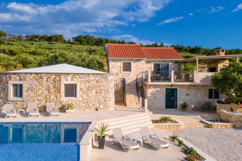 Steinhaus auf der Insel Brac