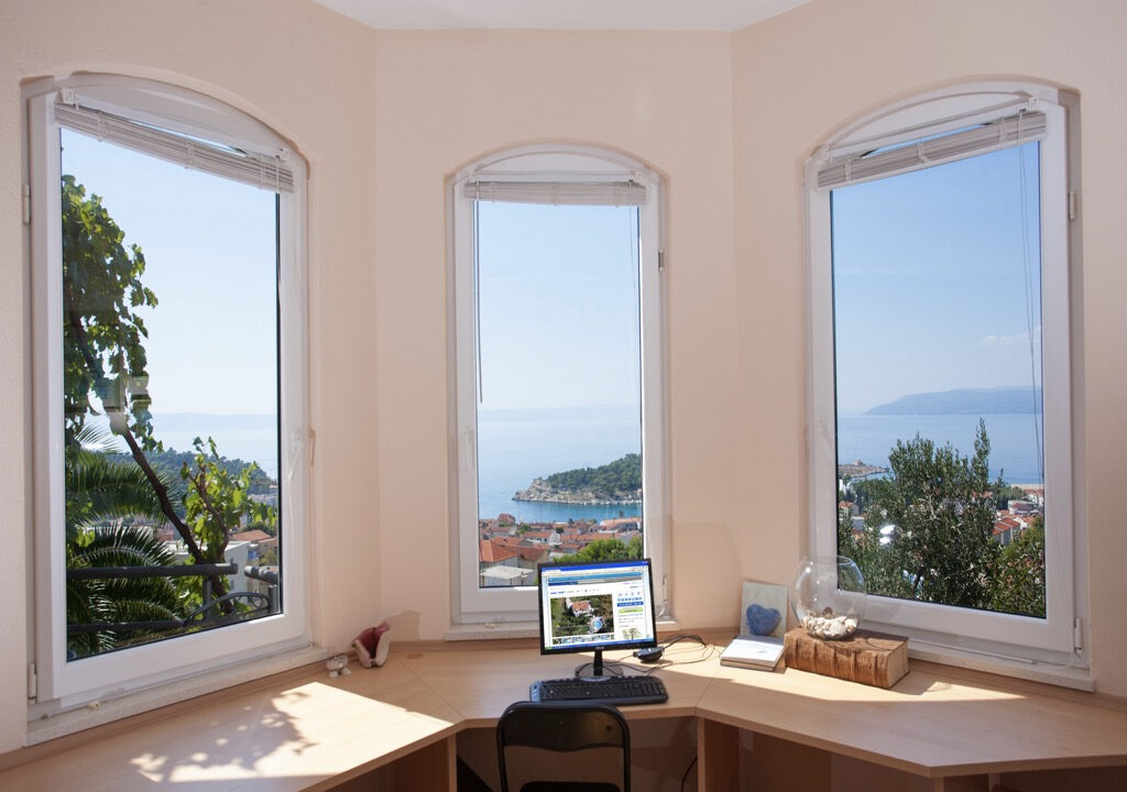 Haus mit Garten und Meerblick in Makarska