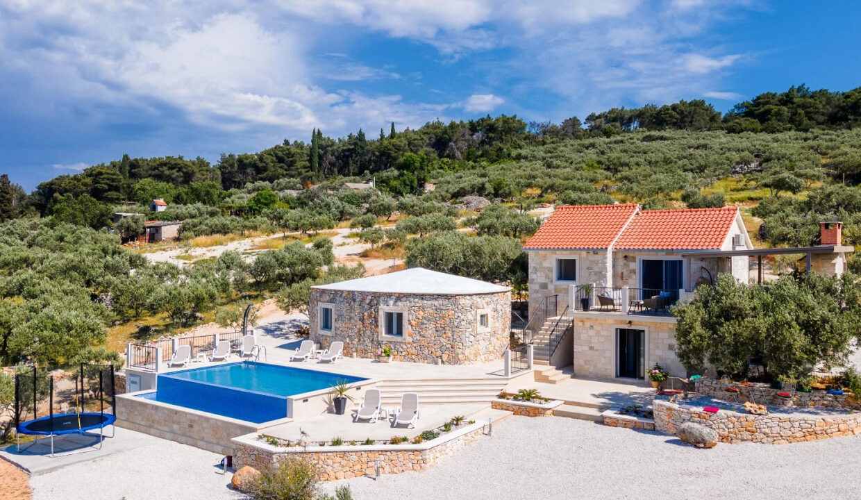 Steinhaus auf der Insel Brac