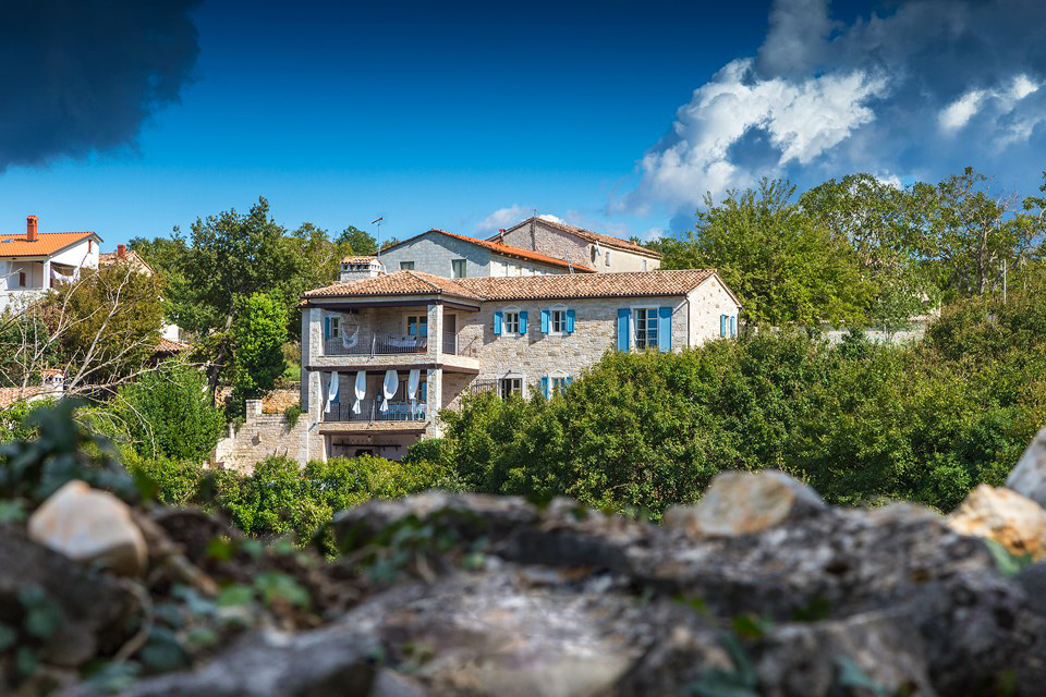 Steinhaus mit Meerblick in der Region Rovinj