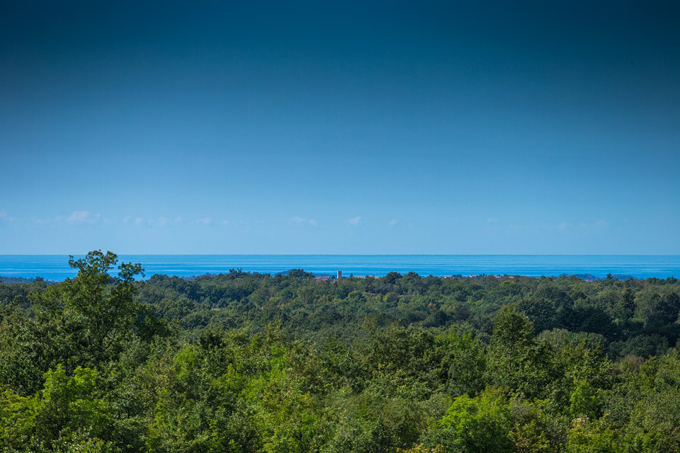Steinhaus mit Meerblick in der Region Rovinj