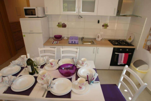 Traditionelles Haus am Meer auf der Insel Hvar