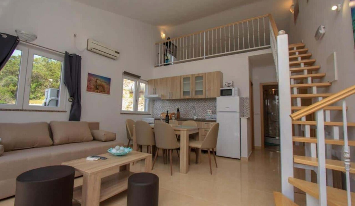 Traditionelles Haus am Meer auf der Insel Hvar