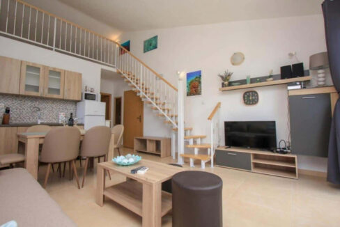 Traditionelles Haus am Meer auf der Insel Hvar