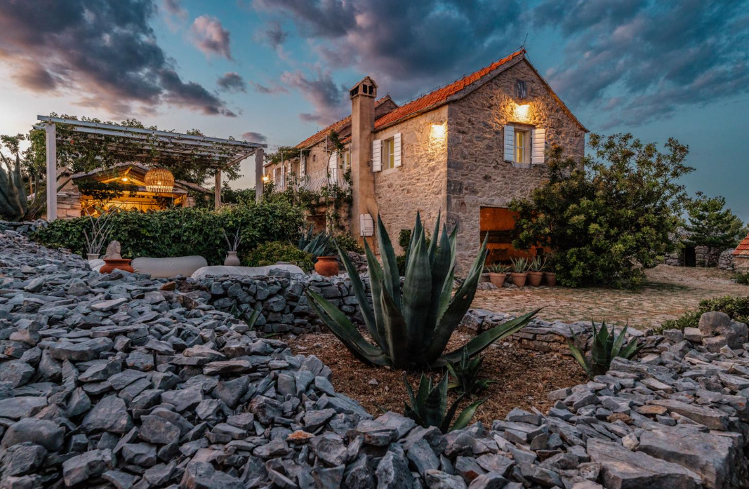 Steinvilla auf der Insel Hvar