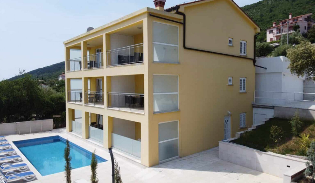 Haus mit Meerblick bei Labin