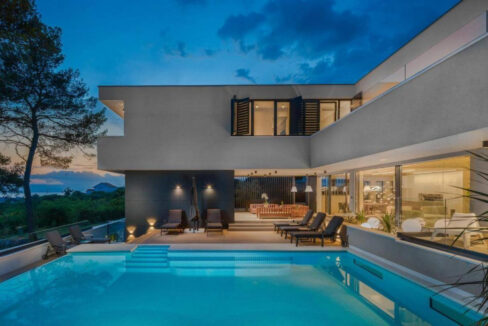 Wunderschöne Villa mit Meerblick in der Nähe von Zadar