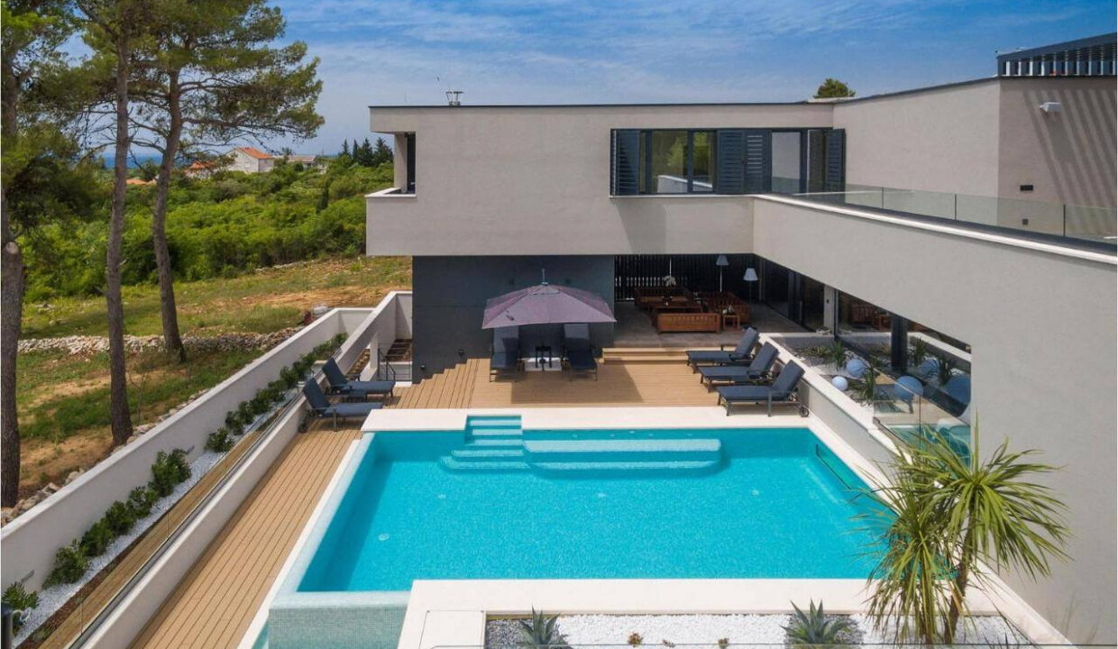 Wunderschöne Villa mit Meerblick in der Nähe von Zadar